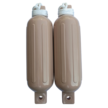 SEACHOICE Twin Eye Fender Kit, Tan 79274